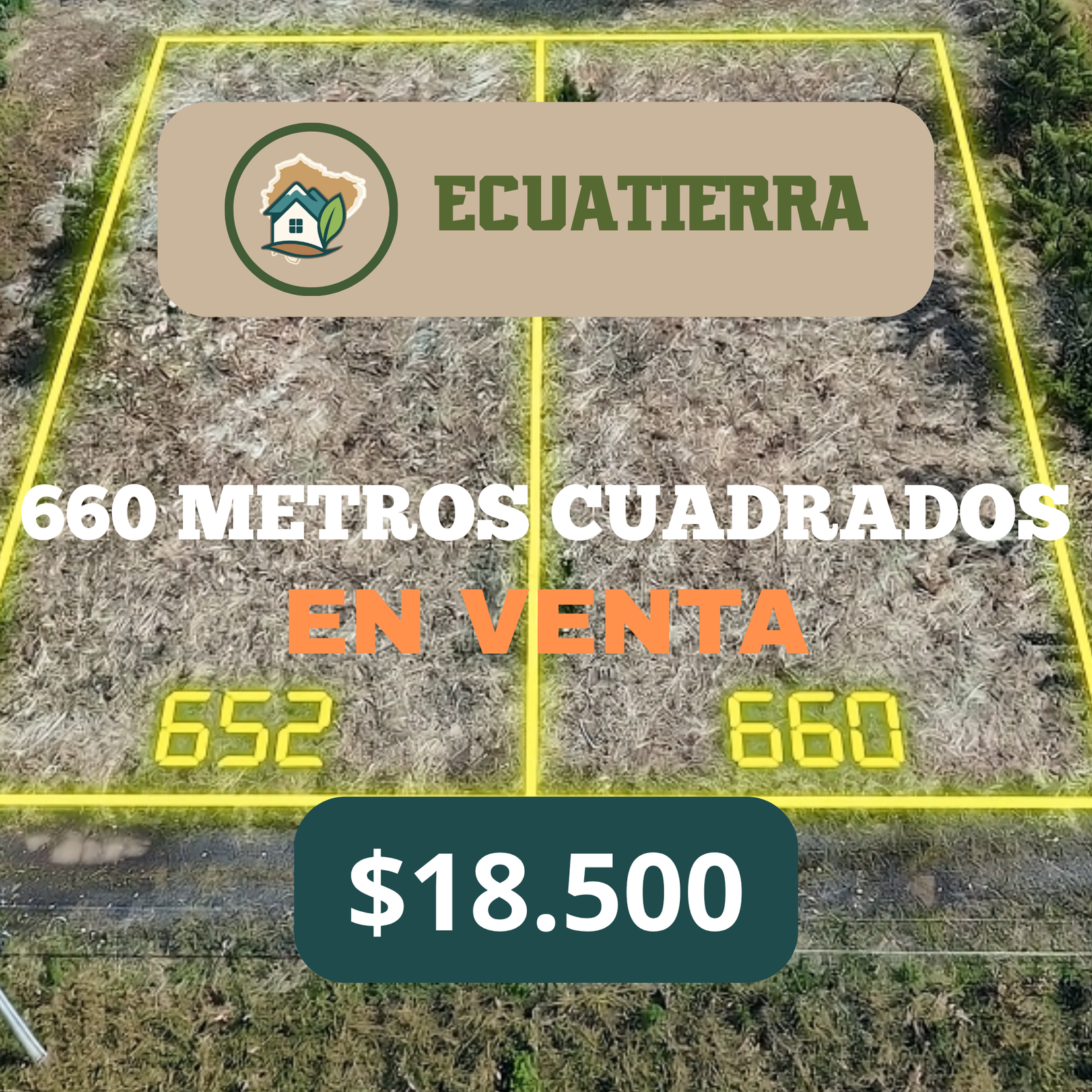 Lote de 660 m²