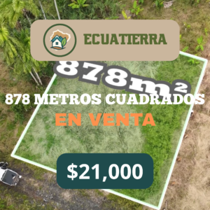 Lote de 878 m²