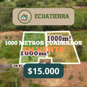 Lotes de 1000 m²